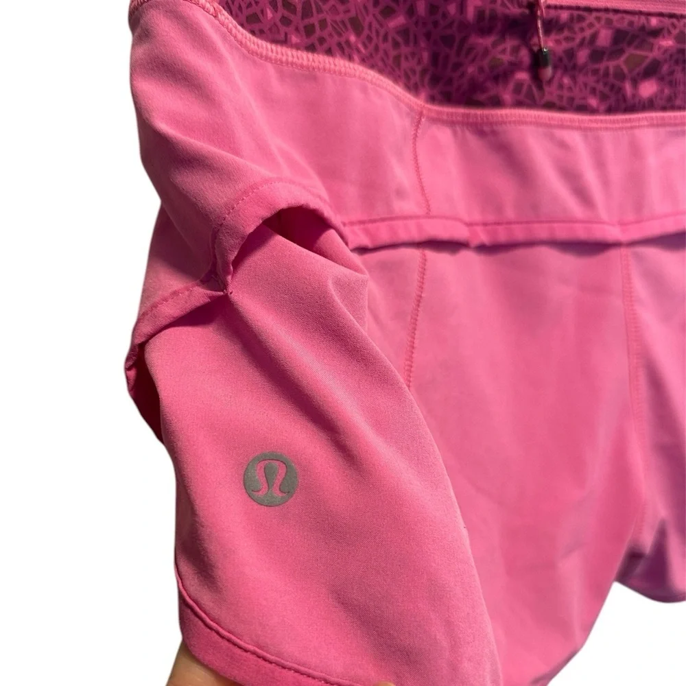 LULULEMON PINK SHORTS SZ 6 - Picture 5 of 6